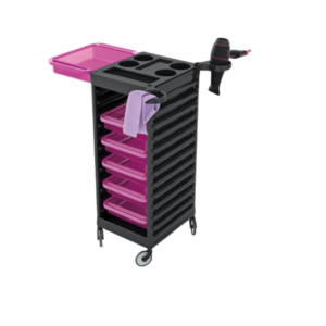 CERIOTTI EASY TROLLEY BLK - VIOLET DRAWERS