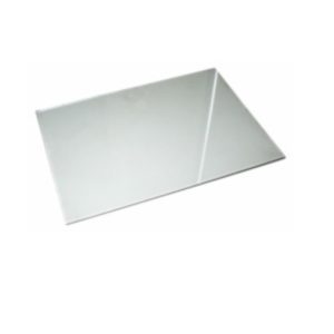 Linear Display Acrylic Shelf-Blue 40cmx57cm - Clear